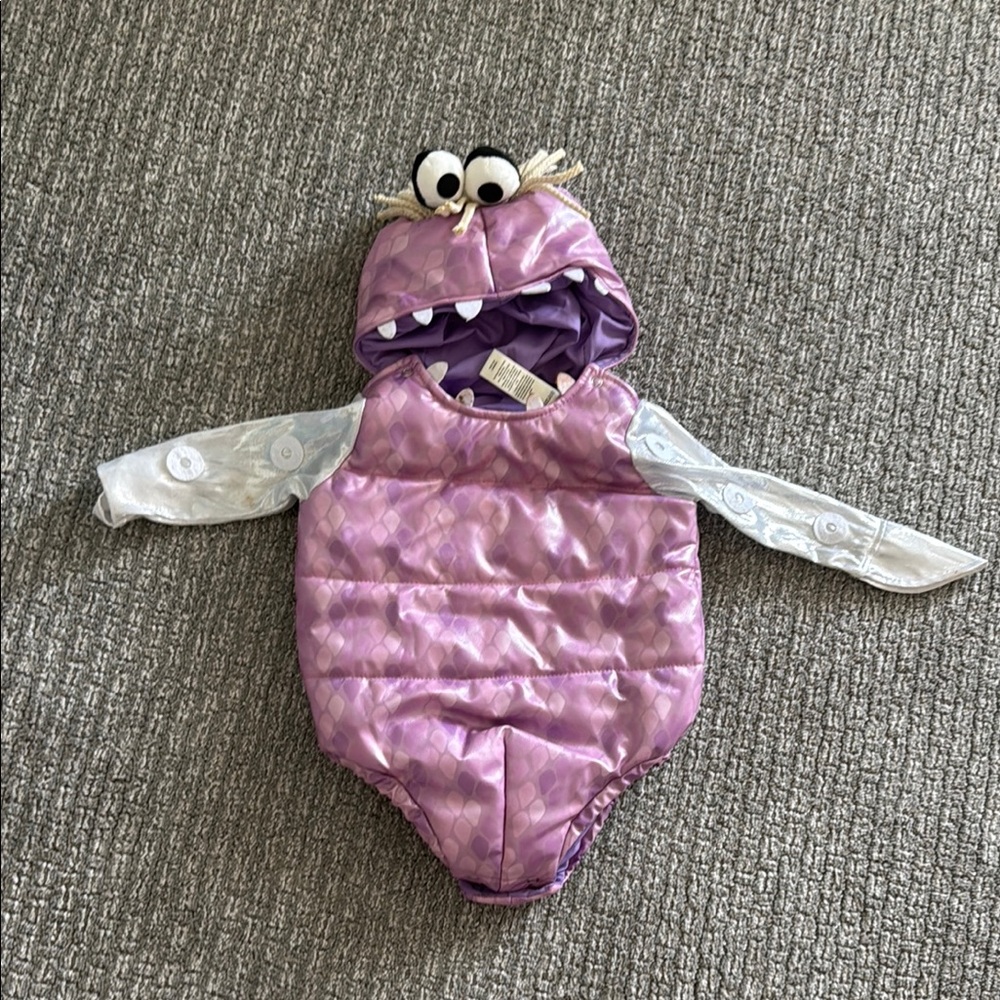 Pottery Barn Kids Purple and Silver Boo Costume Set Monsters Inc